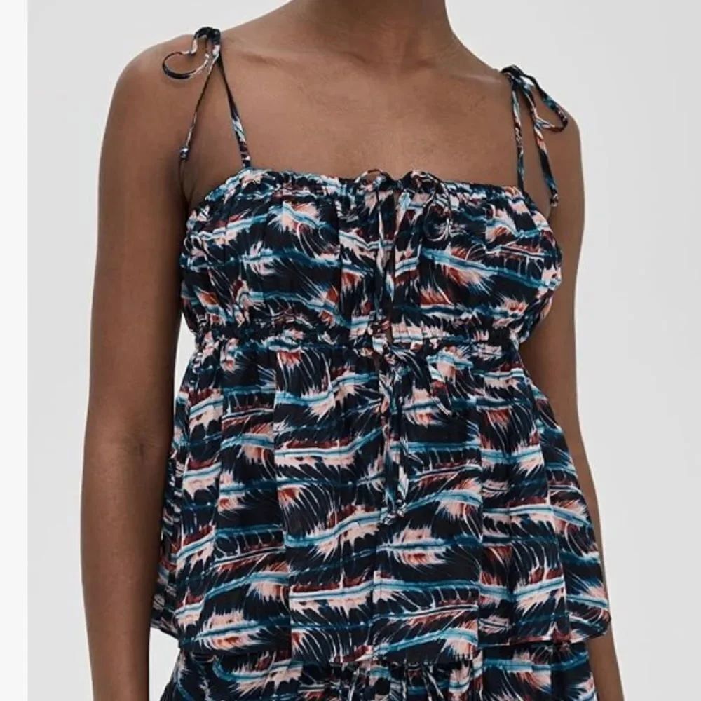 Ulla Johnson Tallulah Coverup Top in lazuli NWT L